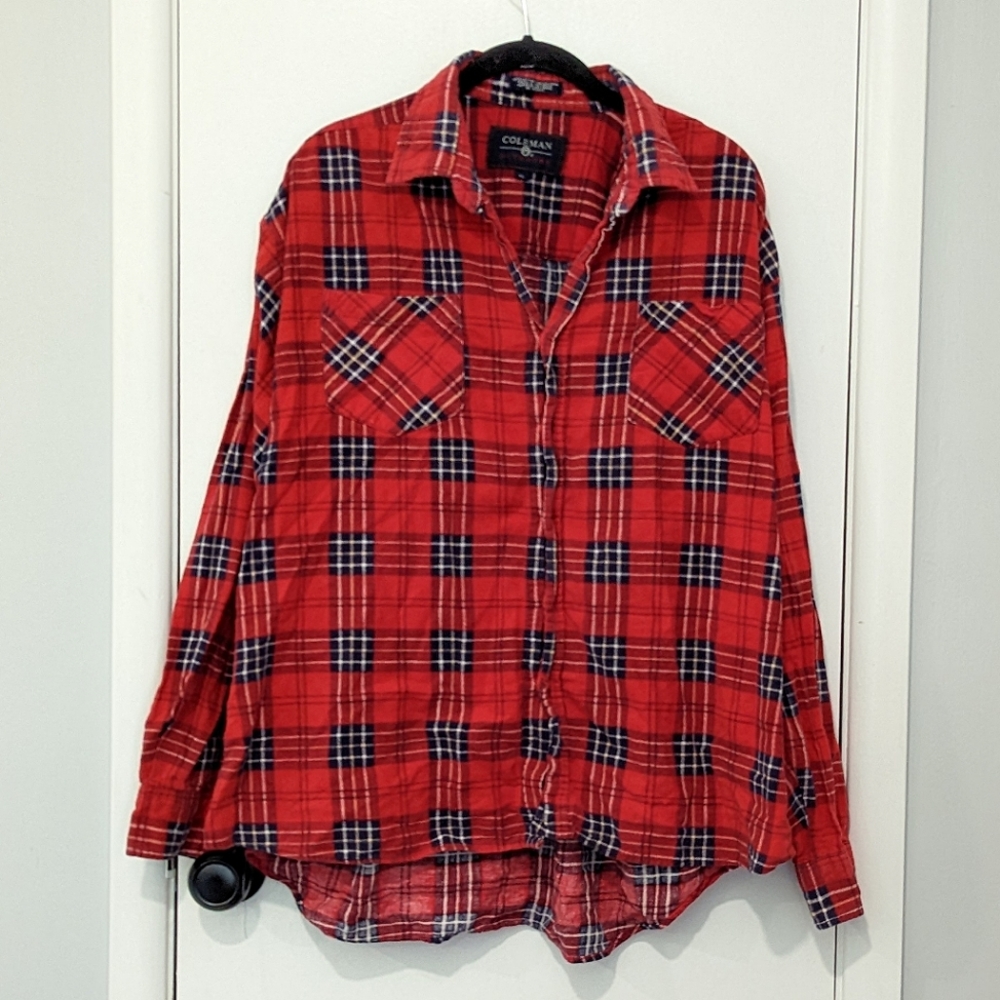 Coleman Outdoors Vintage Oversized Flannel